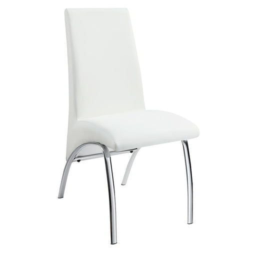 Ophelia Contemporary White Dining Chair - Premium Dining Chair from Coaster Z2 Standard - Just $144! Shop now at Furniture Wholesale Plus  We are the best furniture store in Nashville, Hendersonville, Goodlettsville, Madison, Antioch, Mount Juliet, Lebanon, Gallatin, Springfield, Murfreesboro, Franklin, Brentwood