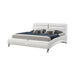 Felicity Contemporary White Upholstered Eastern King Bed - Premium Bed from Coaster Z2 Standard - Just $858! Shop now at Furniture Wholesale Plus  We are the best furniture store in Nashville, Hendersonville, Goodlettsville, Madison, Antioch, Mount Juliet, Lebanon, Gallatin, Springfield, Murfreesboro, Franklin, Brentwood