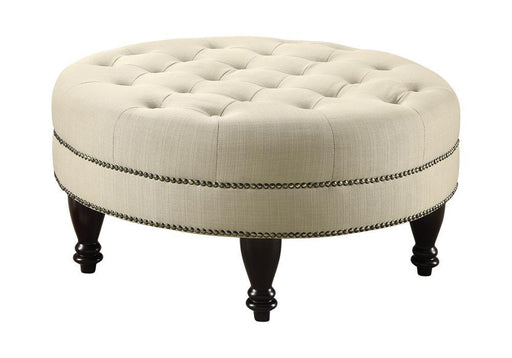 Traditional Round Cocktail Ottoman - Premium Ottoman from Coaster Z2 Standard - Just $238! Shop now at Furniture Wholesale Plus  We are the best furniture store in Nashville, Hendersonville, Goodlettsville, Madison, Antioch, Mount Juliet, Lebanon, Gallatin, Springfield, Murfreesboro, Franklin, Brentwood