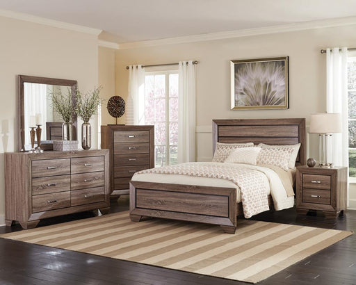 Kauffman Transitional Washed Taupe Queen Bed - Premium Bed from Coaster Z2 Standard - Just $298! Shop now at Furniture Wholesale Plus  We are the best furniture store in Nashville, Hendersonville, Goodlettsville, Madison, Antioch, Mount Juliet, Lebanon, Gallatin, Springfield, Murfreesboro, Franklin, Brentwood
