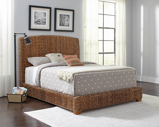 Laughton Hand-Woven Banana Leaf Queen Bed Amber - Premium Bed from Coaster Z2 Standard - Just $998! Shop now at Furniture Wholesale Plus  We are the best furniture store in Nashville, Hendersonville, Goodlettsville, Madison, Antioch, Mount Juliet, Lebanon, Gallatin, Springfield, Murfreesboro, Franklin, Brentwood