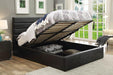 Riverbend Queen Upholstered Storage Bed Black - Premium Bed from Coaster Z2 Standard - Just $518! Shop now at Furniture Wholesale Plus  We are the best furniture store in Nashville, Hendersonville, Goodlettsville, Madison, Antioch, Mount Juliet, Lebanon, Gallatin, Springfield, Murfreesboro, Franklin, Brentwood