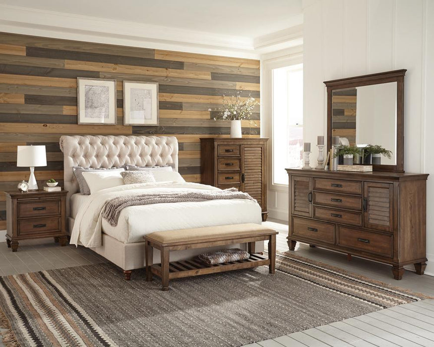 Devon Transitional Beige Queen Bed - Premium Bed from Coaster Z2 Standard - Just $798! Shop now at Furniture Wholesale Plus  We are the best furniture store in Nashville, Hendersonville, Goodlettsville, Madison, Antioch, Mount Juliet, Lebanon, Gallatin, Springfield, Murfreesboro, Franklin, Brentwood