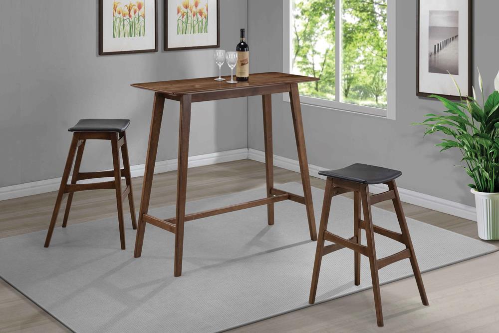 Mid Century Natural Walnut Bar Stool - Premium Bar Stool from Coaster Z2 Standard - Just $86! Shop now at Furniture Wholesale Plus  We are the best furniture store in Nashville, Hendersonville, Goodlettsville, Madison, Antioch, Mount Juliet, Lebanon, Gallatin, Springfield, Murfreesboro, Franklin, Brentwood