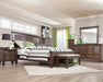 Franco Burnished Oak Eastern King Bed - Premium Bed from Coaster Z2 Standard - Just $778! Shop now at Furniture Wholesale Plus  We are the best furniture store in Nashville, Hendersonville, Goodlettsville, Madison, Antioch, Mount Juliet, Lebanon, Gallatin, Springfield, Murfreesboro, Franklin, Brentwood