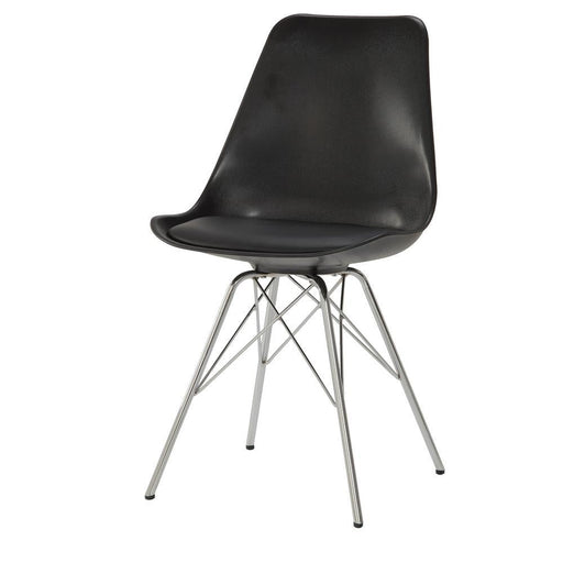 Lowry Contemporary Black Dining Chair - Premium Dining Chair from Coaster Z2 Standard - Just $100! Shop now at Furniture Wholesale Plus  We are the best furniture store in Nashville, Hendersonville, Goodlettsville, Madison, Antioch, Mount Juliet, Lebanon, Gallatin, Springfield, Murfreesboro, Franklin, Brentwood