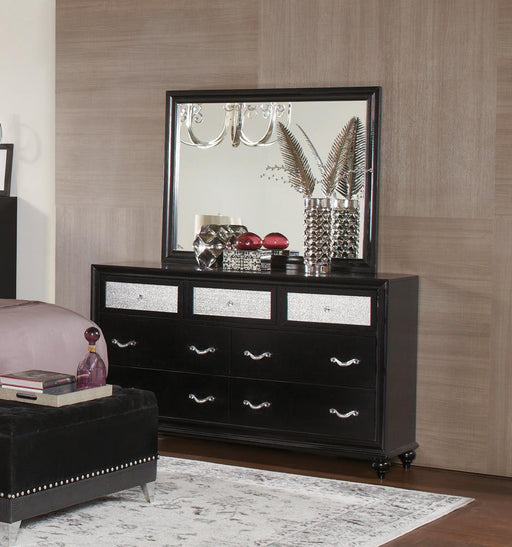 Barzini Seven Drawer Dresser With Metallic Drawer Front - Premium Dresser from Coaster Z2 Standard - Just $604! Shop now at Furniture Wholesale Plus  We are the best furniture store in Nashville, Hendersonville, Goodlettsville, Madison, Antioch, Mount Juliet, Lebanon, Gallatin, Springfield, Murfreesboro, Franklin, Brentwood