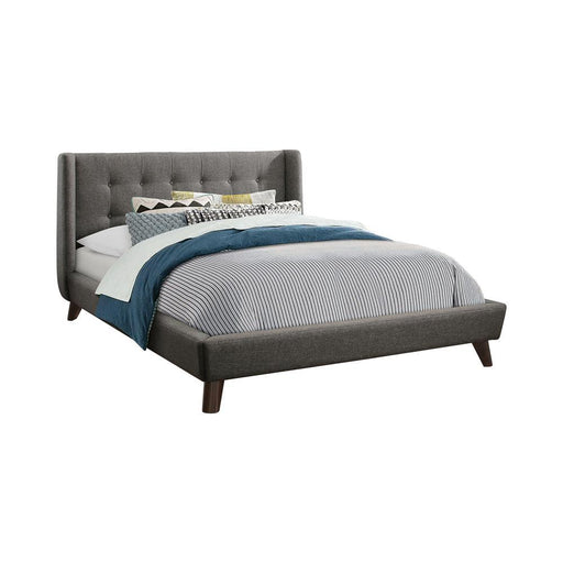 Carrington Grey Upholstered Full Bed - Premium Bed from Coaster Z2 Standard - Just $490! Shop now at Furniture Wholesale Plus  We are the best furniture store in Nashville, Hendersonville, Goodlettsville, Madison, Antioch, Mount Juliet, Lebanon, Gallatin, Springfield, Murfreesboro, Franklin, Brentwood
