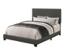 Boyd Upholstered Charcoal King Bed - Premium Bed from Coaster Z2 Standard - Just $270! Shop now at Furniture Wholesale Plus  We are the best furniture store in Nashville, Hendersonville, Goodlettsville, Madison, Antioch, Mount Juliet, Lebanon, Gallatin, Springfield, Murfreesboro, Franklin, Brentwood