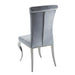 Hollywood Glam Chrome Dining Chair - Premium Dining Chair from Coaster Z2 Standard - Just $250! Shop now at Furniture Wholesale Plus  We are the best furniture store in Nashville, Hendersonville, Goodlettsville, Madison, Antioch, Mount Juliet, Lebanon, Gallatin, Springfield, Murfreesboro, Franklin, Brentwood