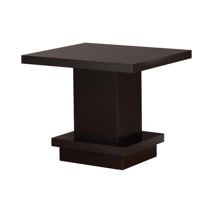 Cappuccino Wood Top Side Table - Premium End Table from Coaster Z2 Standard - Just $94! Shop now at Furniture Wholesale Plus  We are the best furniture store in Nashville, Hendersonville, Goodlettsville, Madison, Antioch, Mount Juliet, Lebanon, Gallatin, Springfield, Murfreesboro, Franklin, Brentwood
