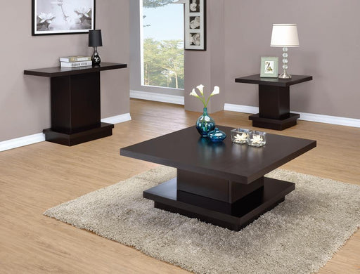 Cappuccino Wood Top Side Table - Premium End Table from Coaster Z2 Standard - Just $94! Shop now at Furniture Wholesale Plus  We are the best furniture store in Nashville, Hendersonville, Goodlettsville, Madison, Antioch, Mount Juliet, Lebanon, Gallatin, Springfield, Murfreesboro, Franklin, Brentwood