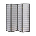 Dark Grey Four Panel Folding Screen - Premium 4 Panel Screen from Coaster Z2 Standard - Just $126! Shop now at Furniture Wholesale Plus  We are the best furniture store in Nashville, Hendersonville, Goodlettsville, Madison, Antioch, Mount Juliet, Lebanon, Gallatin, Springfield, Murfreesboro, Franklin, Brentwood