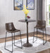Industrial Brown Faux Leather Bar Stool - Premium Bar Stool from Coaster Z2 Standard - Just $110! Shop now at Furniture Wholesale Plus  We are the best furniture store in Nashville, Hendersonville, Goodlettsville, Madison, Antioch, Mount Juliet, Lebanon, Gallatin, Springfield, Murfreesboro, Franklin, Brentwood