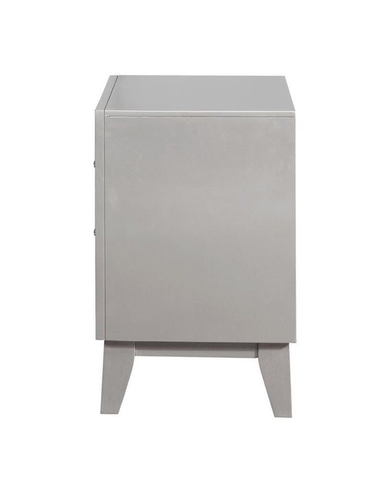 Leighton Contemporary Two Drawer Nightstand - Premium Nightstand from Coaster Z2 Standard - Just $264! Shop now at Furniture Wholesale Plus  We are the best furniture store in Nashville, Hendersonville, Goodlettsville, Madison, Antioch, Mount Juliet, Lebanon, Gallatin, Springfield, Murfreesboro, Franklin, Brentwood