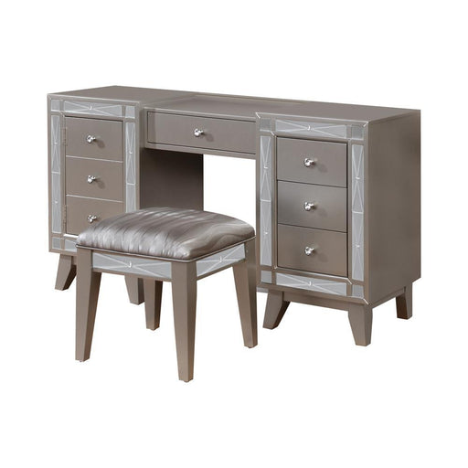 Leighton Contemporary Vanity Desk and Stool - Premium Desk from Coaster Z2 Standard - Just $830! Shop now at Furniture Wholesale Plus  We are the best furniture store in Nashville, Hendersonville, Goodlettsville, Madison, Antioch, Mount Juliet, Lebanon, Gallatin, Springfield, Murfreesboro, Franklin, Brentwood