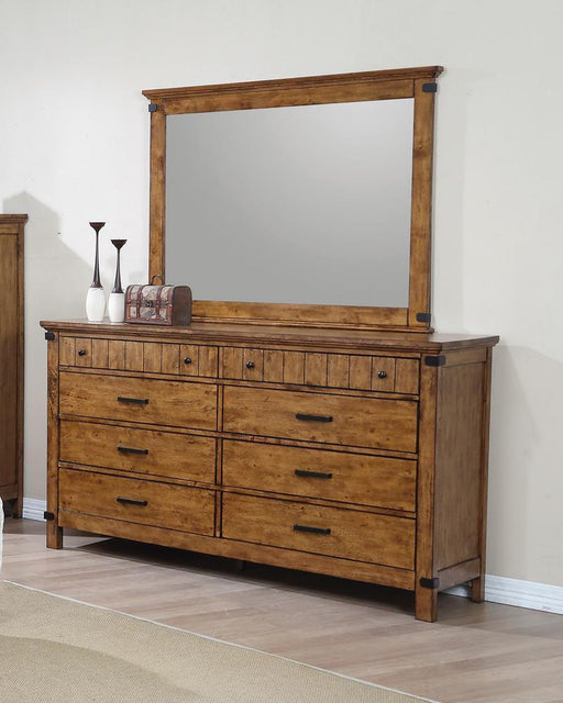 Brenner Rustic Honey Mirror - Premium Mirror from Coaster Z2 Standard - Just $156! Shop now at Furniture Wholesale Plus  We are the best furniture store in Nashville, Hendersonville, Goodlettsville, Madison, Antioch, Mount Juliet, Lebanon, Gallatin, Springfield, Murfreesboro, Franklin, Brentwood