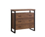 Rustic Amber Three Drawer Accent Cabinet - Premium Accent Cabinet from Coaster Z2 Standard - Just $270! Shop now at Furniture Wholesale Plus  We are the best furniture store in Nashville, Hendersonville, Goodlettsville, Madison, Antioch, Mount Juliet, Lebanon, Gallatin, Springfield, Murfreesboro, Franklin, Brentwood