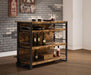 Industrial Antique Nutmeg Bar Unit - Premium Bar Unit from Coaster Z2 Standard - Just $478! Shop now at Furniture Wholesale Plus  We are the best furniture store in Nashville, Hendersonville, Goodlettsville, Madison, Antioch, Mount Juliet, Lebanon, Gallatin, Springfield, Murfreesboro, Franklin, Brentwood