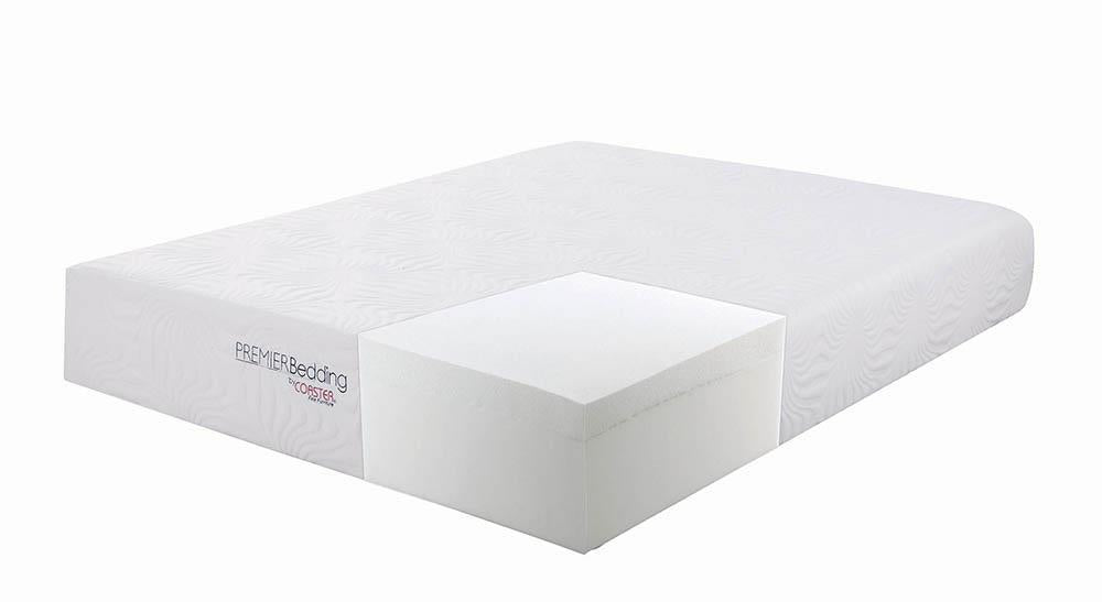 Ian Queen Memory Foam Mattress White - Premium Mattress from Coaster Z2 Standard - Just $658! Shop now at Furniture Wholesale Plus  We are the best furniture store in Nashville, Hendersonville, Goodlettsville, Madison, Antioch, Mount Juliet, Lebanon, Gallatin, Springfield, Murfreesboro, Franklin, Brentwood