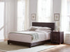 Dorian Brown Faux Leather Upholstered Full Bed - Premium Bed from Coaster Z2 Standard - Just $146! Shop now at Furniture Wholesale Plus  We are the best furniture store in Nashville, Hendersonville, Goodlettsville, Madison, Antioch, Mount Juliet, Lebanon, Gallatin, Springfield, Murfreesboro, Franklin, Brentwood