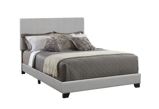 Dorian Grey Faux Leather Upholstered Queen Bed - Premium Bed from Coaster Z2 Standard - Just $154! Shop now at Furniture Wholesale Plus  We are the best furniture store in Nashville, Hendersonville, Goodlettsville, Madison, Antioch, Mount Juliet, Lebanon, Gallatin, Springfield, Murfreesboro, Franklin, Brentwood