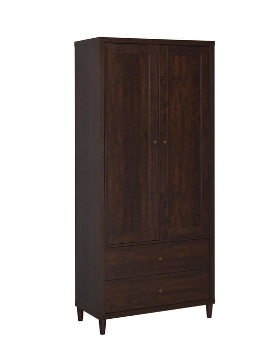 Transitional Rustic Tobacco Accent Cabinet - Premium Accent Cabinet from Coaster Z2 Standard - Just $298! Shop now at Furniture Wholesale Plus  We are the best furniture store in Nashville, Hendersonville, Goodlettsville, Madison, Antioch, Mount Juliet, Lebanon, Gallatin, Springfield, Murfreesboro, Franklin, Brentwood