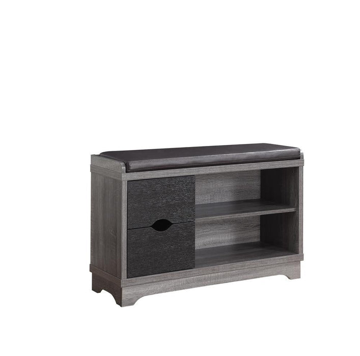 Rustic Distressed Grey Shoe Cabinet - Premium Shoe Rack from Coaster Z2 Standard - Just $190! Shop now at Furniture Wholesale Plus  We are the best furniture store in Nashville, Hendersonville, Goodlettsville, Madison, Antioch, Mount Juliet, Lebanon, Gallatin, Springfield, Murfreesboro, Franklin, Brentwood