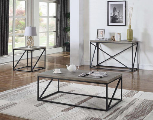 Industrial Sonoma Grey Sofa Table - Premium Sofa Table from Coaster Z2 Standard - Just $118! Shop now at Furniture Wholesale Plus  We are the best furniture store in Nashville, Hendersonville, Goodlettsville, Madison, Antioch, Mount Juliet, Lebanon, Gallatin, Springfield, Murfreesboro, Franklin, Brentwood