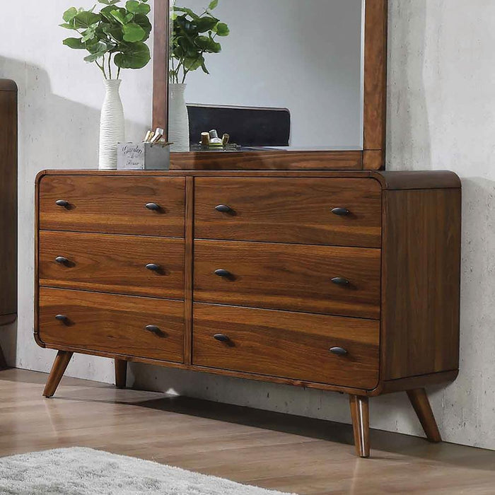 Robyn 6-drawer Dresser Dark Walnut - Premium Dresser from Coaster Z2 Standard - Just $724! Shop now at Furniture Wholesale Plus  We are the best furniture store in Nashville, Hendersonville, Goodlettsville, Madison, Antioch, Mount Juliet, Lebanon, Gallatin, Springfield, Murfreesboro, Franklin, Brentwood