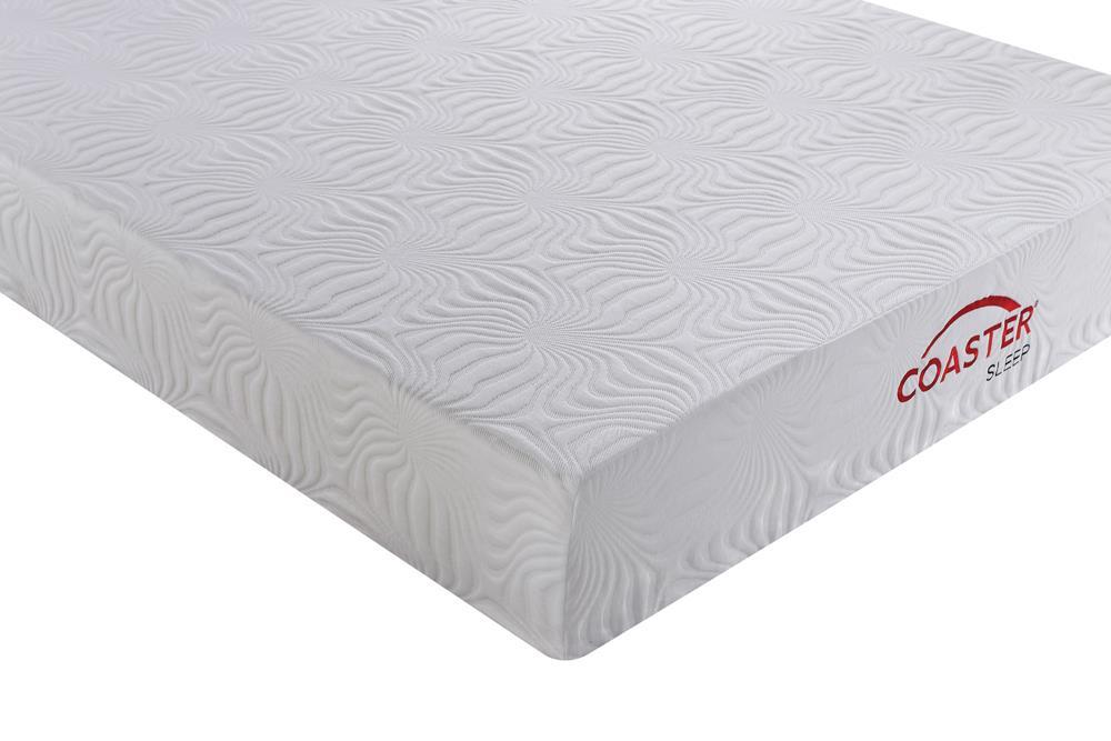 Key Twin Memory Foam Mattress White - Premium Mattress from Coaster Z2 Standard - Just $350! Shop now at Furniture Wholesale Plus  We are the best furniture store in Nashville, Hendersonville, Goodlettsville, Madison, Antioch, Mount Juliet, Lebanon, Gallatin, Springfield, Murfreesboro, Franklin, Brentwood