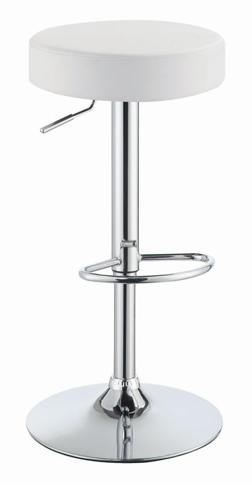 Modern White Adjustable Bar Stool - Premium Bar Stool from Coaster Z2 Standard - Just $86! Shop now at Furniture Wholesale Plus  We are the best furniture store in Nashville, Hendersonville, Goodlettsville, Madison, Antioch, Mount Juliet, Lebanon, Gallatin, Springfield, Murfreesboro, Franklin, Brentwood