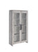 Rustic Grey Curio Cabinet - Premium Curio Cabinet from Coaster Z2 Standard - Just $378! Shop now at Furniture Wholesale Plus  We are the best furniture store in Nashville, Hendersonville, Goodlettsville, Madison, Antioch, Mount Juliet, Lebanon, Gallatin, Springfield, Murfreesboro, Franklin, Brentwood