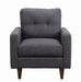 Watsonville Retro Grey Chair - Premium Chair from Coaster Z2 Standard - Just $320! Shop now at Furniture Wholesale Plus  We are the best furniture store in Nashville, Hendersonville, Goodlettsville, Madison, Antioch, Mount Juliet, Lebanon, Gallatin, Springfield, Murfreesboro, Franklin, Brentwood