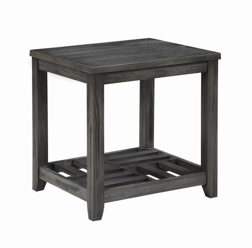 Rustic Grey Side Table - Premium End Table from Coaster Z2 Standard - Just $158! Shop now at Furniture Wholesale Plus  We are the best furniture store in Nashville, Hendersonville, Goodlettsville, Madison, Antioch, Mount Juliet, Lebanon, Gallatin, Springfield, Murfreesboro, Franklin, Brentwood