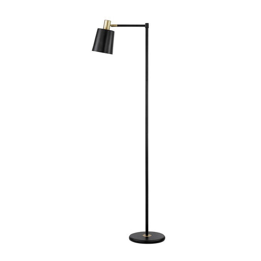 Retro Black and Gold Floor Lamp - Premium Floor Lamp from Coaster Z2 Standard - Just $86! Shop now at Furniture Wholesale Plus  We are the best furniture store in Nashville, Hendersonville, Goodlettsville, Madison, Antioch, Mount Juliet, Lebanon, Gallatin, Springfield, Murfreesboro, Franklin, Brentwood