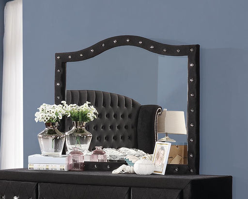 Deanna Contemporary Black and Metallic Mirror - Premium Mirror from Coaster Z2 Standard - Just $184! Shop now at Furniture Wholesale Plus  We are the best furniture store in Nashville, Hendersonville, Goodlettsville, Madison, Antioch, Mount Juliet, Lebanon, Gallatin, Springfield, Murfreesboro, Franklin, Brentwood