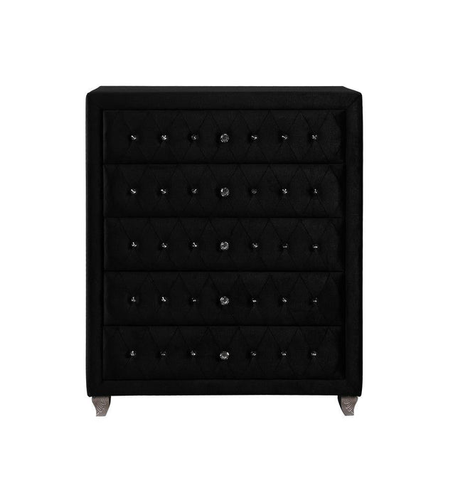 Deanna Contemporary Black and Metallic Chest - Premium Chest from Coaster Z2 Standard - Just $600! Shop now at Furniture Wholesale Plus  We are the best furniture store in Nashville, Hendersonville, Goodlettsville, Madison, Antioch, Mount Juliet, Lebanon, Gallatin, Springfield, Murfreesboro, Franklin, Brentwood