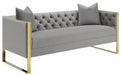 CoasterElevations GREY Sofa - Premium Sofa from Coaster Z2 Standard - Just $1018! Shop now at Furniture Wholesale Plus  We are the best furniture store in Nashville, Hendersonville, Goodlettsville, Madison, Antioch, Mount Juliet, Lebanon, Gallatin, Springfield, Murfreesboro, Franklin, Brentwood