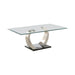 G701238 Contemporary Coffee Table - Premium Satin Plated Coffee Table from Coaster Z2 Standard - Just $450! Shop now at Furniture Wholesale Plus  We are the best furniture store in Nashville, Hendersonville, Goodlettsville, Madison, Antioch, Mount Juliet, Lebanon, Gallatin, Springfield, Murfreesboro, Franklin, Brentwood