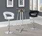 G120346 Contemporary Chrome and Black Bar Stool - Premium Adjustable Barstool from Coaster Z2 Standard - Just $142! Shop now at Furniture Wholesale Plus  We are the best furniture store in Nashville, Hendersonville, Goodlettsville, Madison, Antioch, Mount Juliet, Lebanon, Gallatin, Springfield, Murfreesboro, Franklin, Brentwood