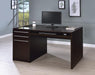 G800982 Contemporary Cappuccino Connect It Computer Desk - Premium Desk from Coaster Z2 Standard - Just $398! Shop now at Furniture Wholesale Plus  We are the best furniture store in Nashville, Hendersonville, Goodlettsville, Madison, Antioch, Mount Juliet, Lebanon, Gallatin, Springfield, Murfreesboro, Franklin, Brentwood