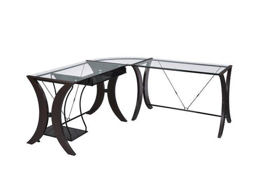 G800446 Contemporary Cappuccino Desk Set - Premium Desk from Coaster Z2 Standard - Just $458! Shop now at Furniture Wholesale Plus  We are the best furniture store in Nashville, Hendersonville, Goodlettsville, Madison, Antioch, Mount Juliet, Lebanon, Gallatin, Springfield, Murfreesboro, Franklin, Brentwood