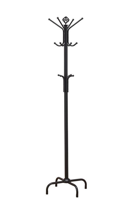 G2019 Contemporary Stain Black Coat Rack - Premium Coat Rack from Coaster Z2 Standard - Just $34! Shop now at Furniture Wholesale Plus  We are the best furniture store in Nashville, Hendersonville, Goodlettsville, Madison, Antioch, Mount Juliet, Lebanon, Gallatin, Springfield, Murfreesboro, Franklin, Brentwood