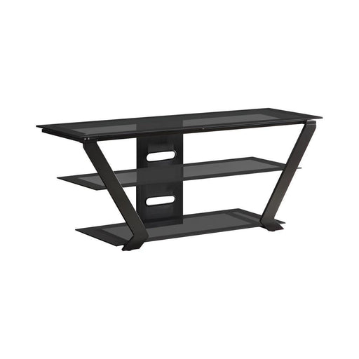 G701370 Contemporary Black TV Console - Premium TV Stand from Coaster Z2 Standard - Just $250! Shop now at Furniture Wholesale Plus  We are the best furniture store in Nashville, Hendersonville, Goodlettsville, Madison, Antioch, Mount Juliet, Lebanon, Gallatin, Springfield, Murfreesboro, Franklin, Brentwood