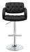G102555 Contemporary Black Faux Leather Adjustable Bar Stool - Premium Adjustable Barstool from Coaster Z2 Standard - Just $218! Shop now at Furniture Wholesale Plus  We are the best furniture store in Nashville, Hendersonville, Goodlettsville, Madison, Antioch, Mount Juliet, Lebanon, Gallatin, Springfield, Murfreesboro, Franklin, Brentwood