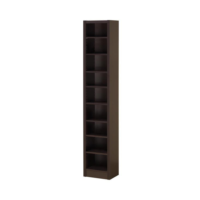 G800285 Casual Cappuccino Bookcase - Premium Bookcase from Coaster Z2 Standard - Just $118! Shop now at Furniture Wholesale Plus  We are the best furniture store in Nashville, Hendersonville, Goodlettsville, Madison, Antioch, Mount Juliet, Lebanon, Gallatin, Springfield, Murfreesboro, Franklin, Brentwood
