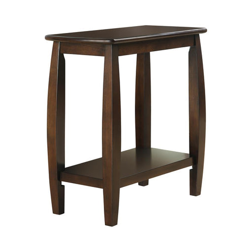 G900994 Casual Cappuccino Accent Table - Premium Chairside Table from Coaster Z2 Standard - Just $106! Shop now at Furniture Wholesale Plus  We are the best furniture store in Nashville, Hendersonville, Goodlettsville, Madison, Antioch, Mount Juliet, Lebanon, Gallatin, Springfield, Murfreesboro, Franklin, Brentwood