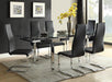 G102310 Contemporary Black and Chrome Dining Chair - Premium Dining Chair from Coaster Z2 Standard - Just $118! Shop now at Furniture Wholesale Plus  We are the best furniture store in Nashville, Hendersonville, Goodlettsville, Madison, Antioch, Mount Juliet, Lebanon, Gallatin, Springfield, Murfreesboro, Franklin, Brentwood