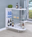G101064 Contemporary Glossy White Bar Table - Premium Bar Unit from Coaster Z2 Standard - Just $250! Shop now at Furniture Wholesale Plus  We are the best furniture store in Nashville, Hendersonville, Goodlettsville, Madison, Antioch, Mount Juliet, Lebanon, Gallatin, Springfield, Murfreesboro, Franklin, Brentwood